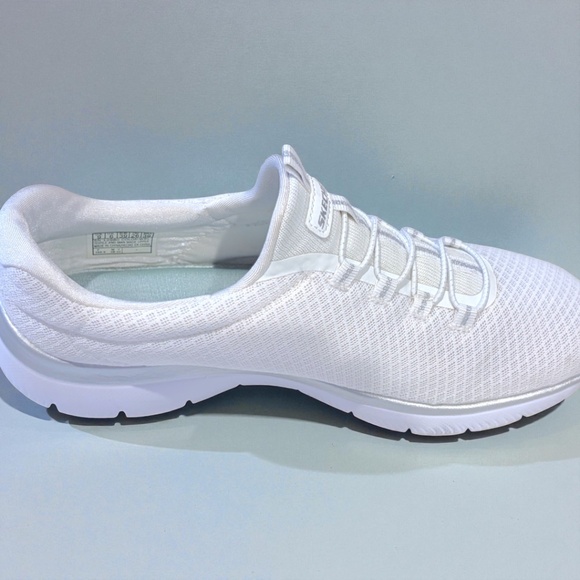 Womens Skechers Trainers Casual Shoes Summits – White – Slip On Foam Size 9 - Picture 14 of 15